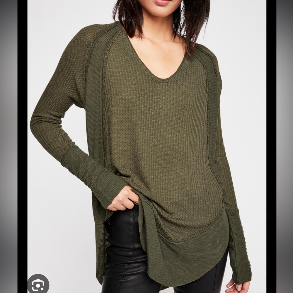 COPY - We the free free people Catalina thermal in green